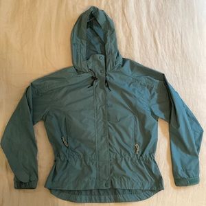 L.L. Bean Raincoat - light blue - Medium Petite